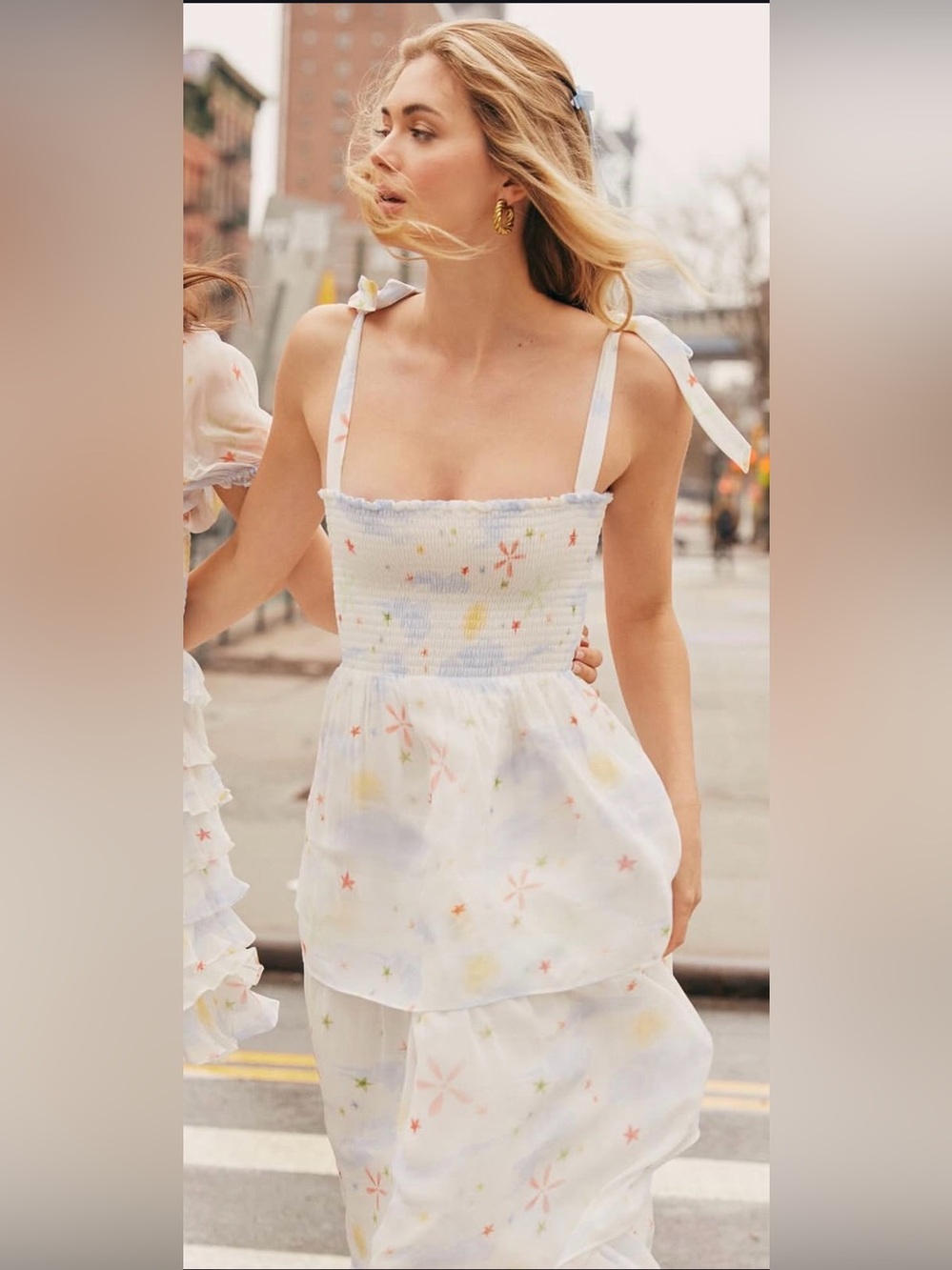 Hill House Celestial Floral Elise Dress L